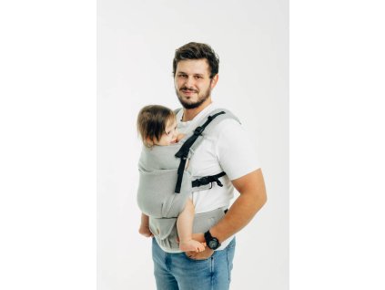 LennyUpGrade PRO, 100% bavlna - LITTLE HERRINGBONE GREY