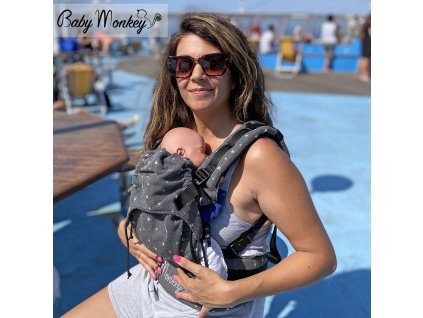 marsupio porta neonato lino alma 2