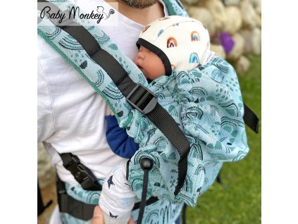 marsupio porta neonato regolo rainbow 3