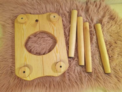 Stolička rozložená