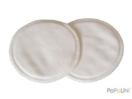 Vložky do podprsenky Popolini Terry organic (3 páry)