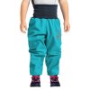 Batolecí softshellové kalhoty s fleecem + reflexní obrázek Evžen (Velikost 86/92 SLIM, Barva černé)