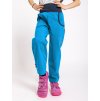 Unuo, Dětské softshellové kalhoty bez zateplení Basic, různé barvy (Velikost 98/104, Barva Ostružinová, Jednorožci)