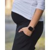 Zimní těhotenské softshellové kalhoty Elske, černé (Velikost 38 normální délka)