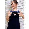 Adaptivní šaty Amalie Black zebra (Velikost L)
