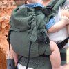 marsupio porta bebe neonato essential verde 1