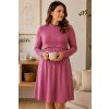 Adaptivní šaty MAUVE ROSE long (Velikost L)