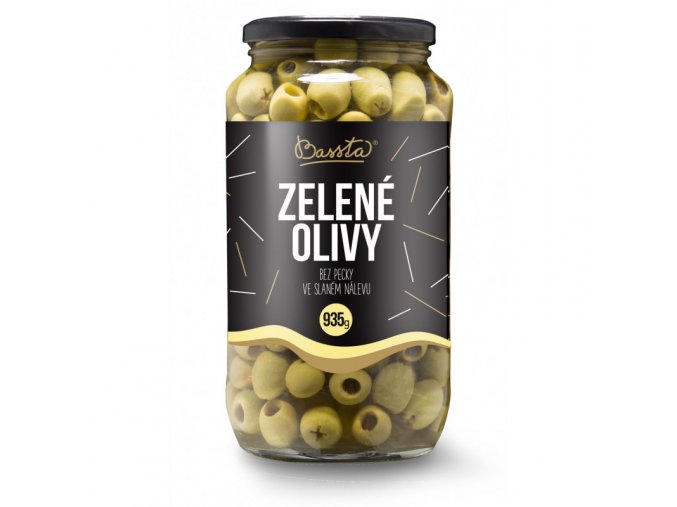 Olivy zelené krájené 920g