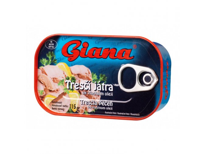 Tresčí játra v oleji 115g