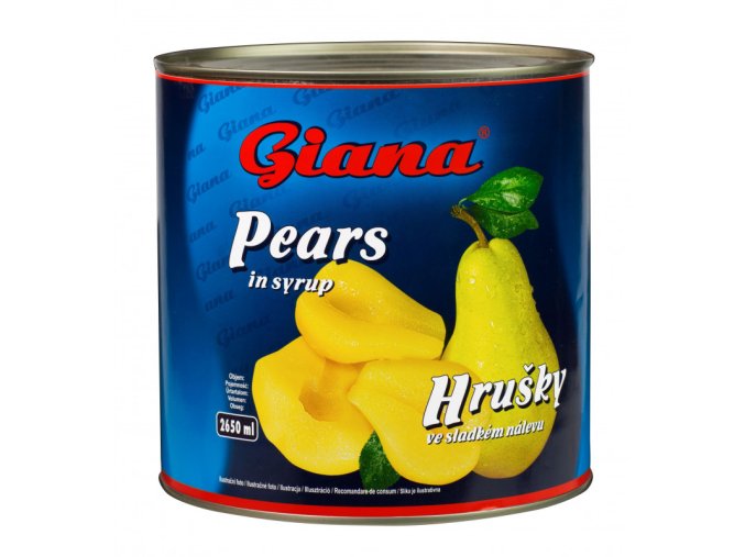hrusky pulene loupane 2650ml