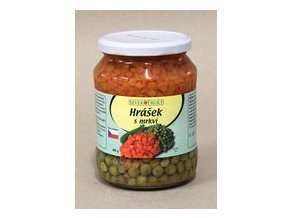 Hrasek+mrkev 640g