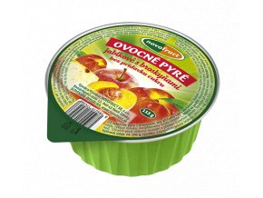 ovocne pyre jablkove s broskynami bez pridavku cukru al 115 g.1 l