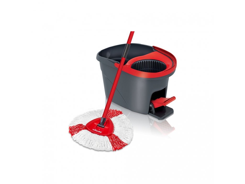 Vileda Easy Wring and Clean Mop sada (kbelík s pedálem + ždímací koš + mop)  - Nejhygiena