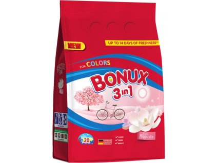 bonux color praci prasek pure magnolia 20 prani 1 5 kg