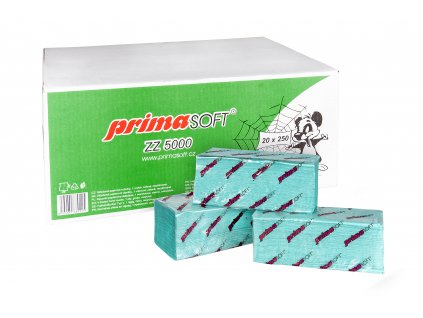 Papírové ručníky ZZ zelené 5000ks (239)
