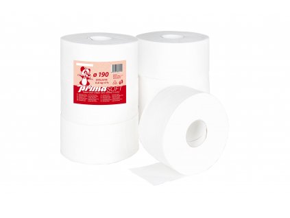 Toaletní Papír Jumbo průměr 19cm/2vr. celulóza bal/12rol (217E)