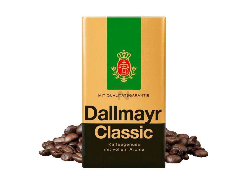 Dallmayr Classic zrnková káva 500 g ⇒ 129 Kč - ✔️ Dallmayr zrnková káva
