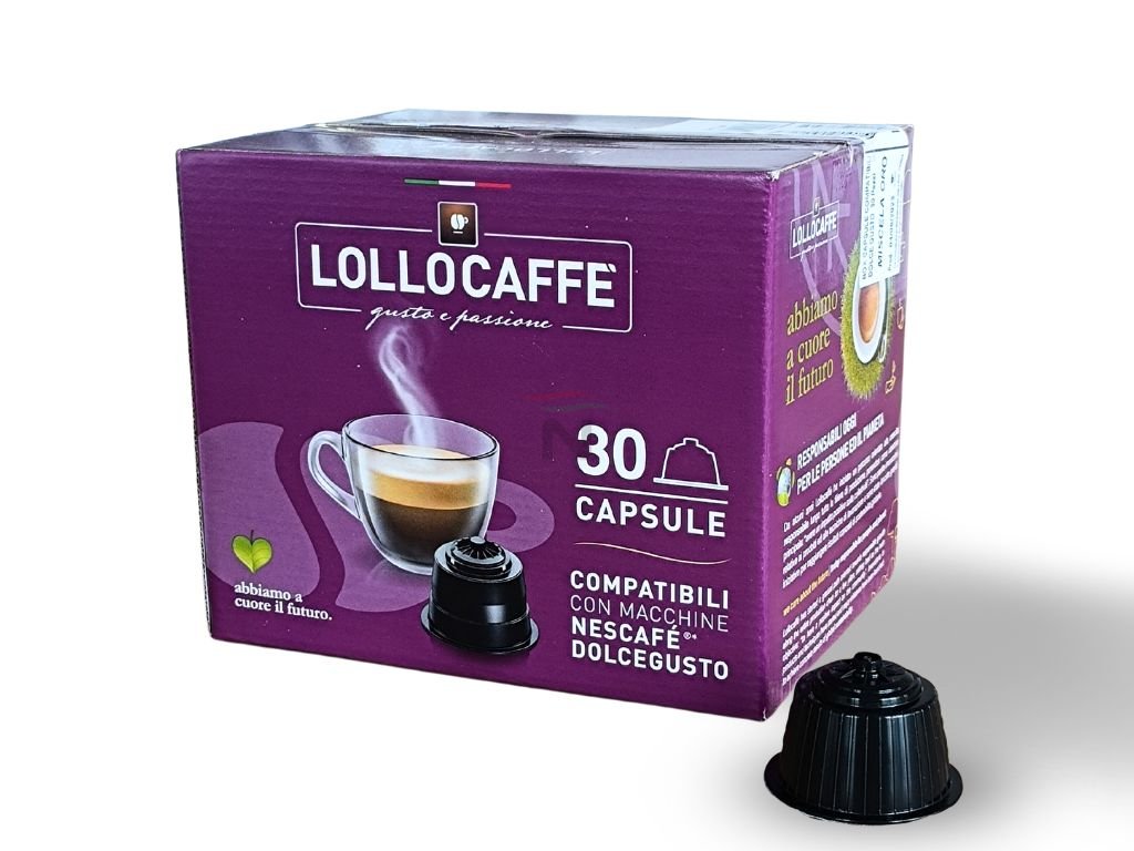 Lollo caffé CLASSIC espresso do Dolce Gusto 30ks kapslí ⇒ 169 Kč - ✔️  Kávové kapsle Lollo caffé do Dolce Gusto