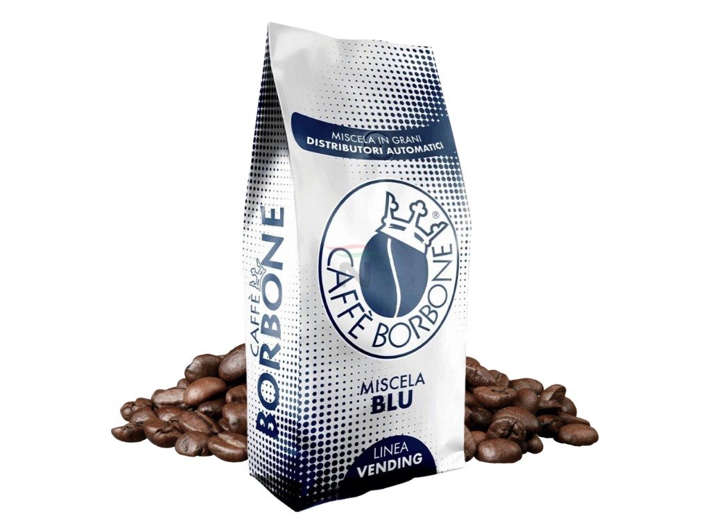 Caffé Borbone Miscela Blu Espresso CLASSICO zrnková káva 1 kg ⇒ 279 Kč - ✔️  Caffé Borbone zrnková káva
