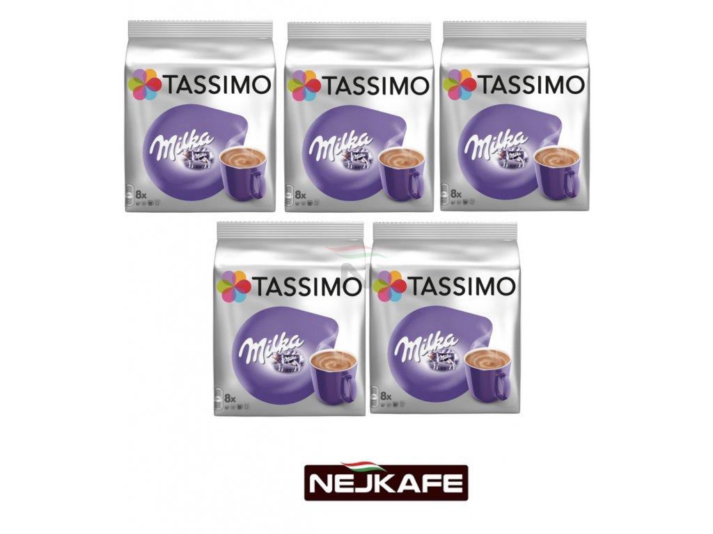 Tassimo Milka 8 kusů karton 5 balení ⇒ 675 Kč - ✔️ Kávové kapsle pro TASSIMO