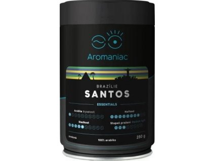 aromaniac brazilie santos mletá doza 250g nejkafe cz