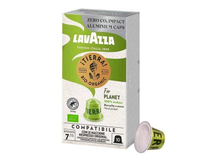 Lavazza tierra alu nespresso kapsle nejkafe cz