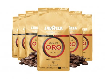 lavazza qualita oro zrnkova kava 6 x 1 kg