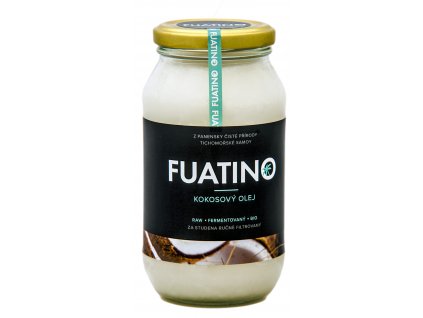 FUATINO Kokosový Olej 500ml, RAW fermentovaný, 100% panenský