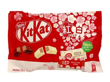 21852 baleni kitkat mini red white 11x11 6g 127 6g
