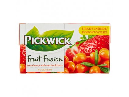 Pickwick Fruit Fusion caj jahoda s rakytnikem nejkafe cz
