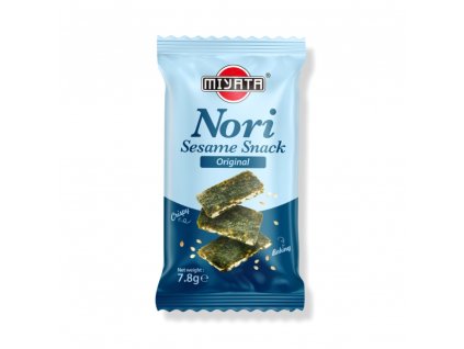 miyata nori sesame snack original 7 8g nejkafe