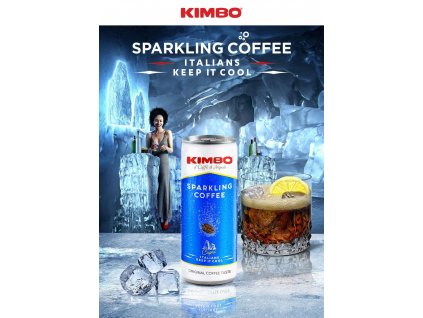 kimbo sparkling coffee 250ml nejkafe