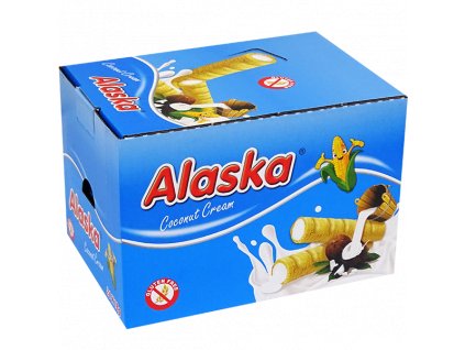 Alaska Kukuřičné trubičky kokosové 864g