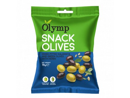 olymp olivy snack kalamata mix 70g nejkafe cz