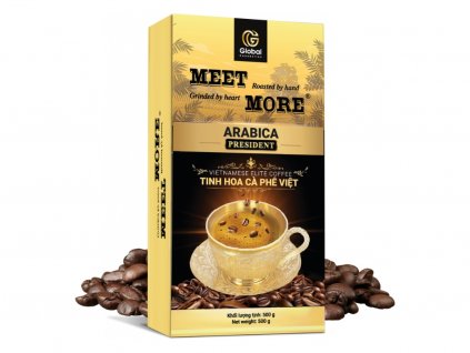 meet more arabica president zrnkova kava 500g