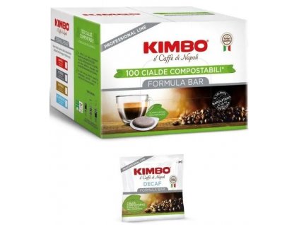 kimbo espresso decaffeinato ese 100 nejkafe.cz