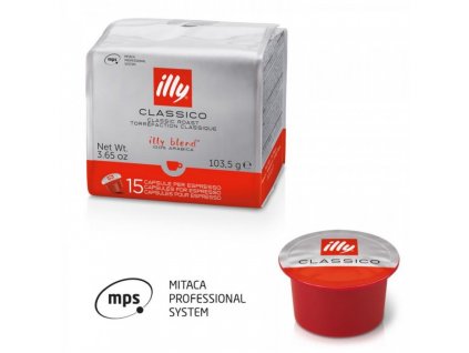 90 capsules caffe illy classic roasting medium mitaca mps