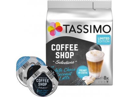 tassimo coffee shop selections white choco coconut latte 8ks nejkafe cz