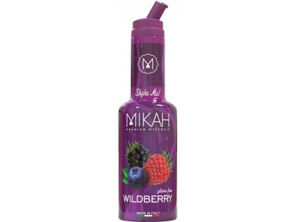 mikah wildberry premium puree 750ml nejkafe cz