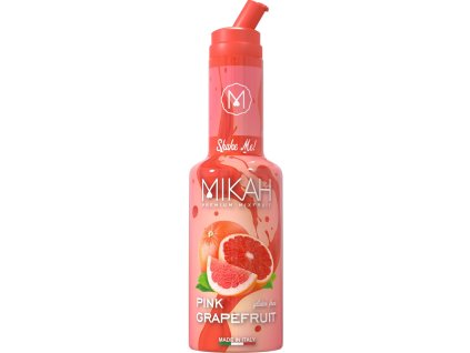 mikah pink grapefruit premium puree 750ml nejkafe cz