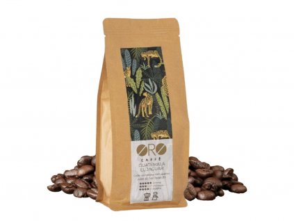 oro caffe 100 arabica guatemala el jaguar zrnkova kava 250 g