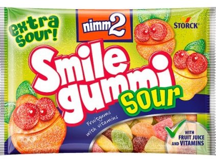 storck nimm2 smile extra sour ovocne zelatinove bonbony 100g nejkafe cz