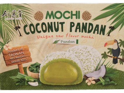 bamboo mochi pandan kokos 180g nejkafe cz