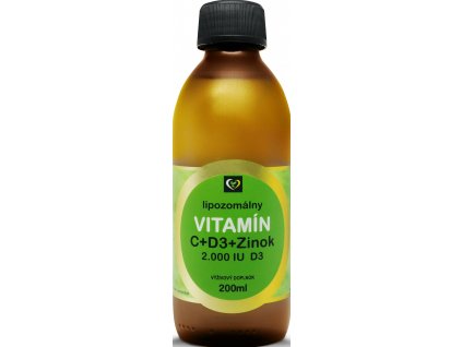 Lipozomalny vitamín C Zinok D3 nejkafe cz