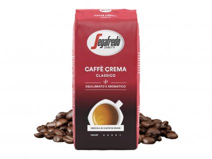 segafredo caffe crema classico zrnkova kava 1kg