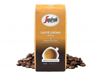segafredo caffe crema dolce zrnkova kava 1kg