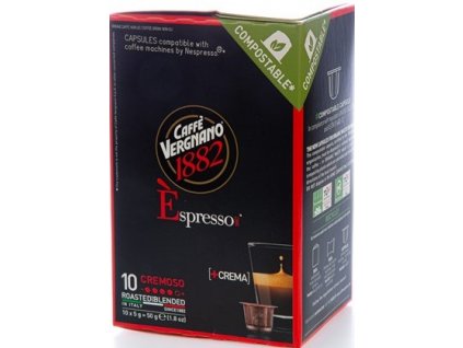 vergnano cremoso nespresso 10ks nejkafe cz