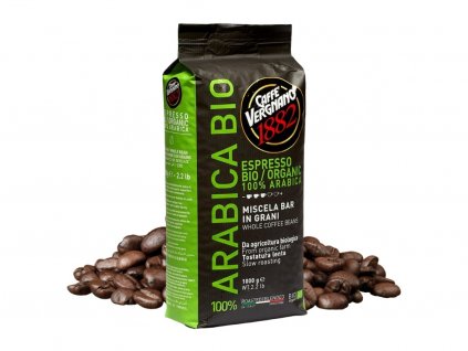 vergnano 100 arabica organic zrnkova kava 1 kg
