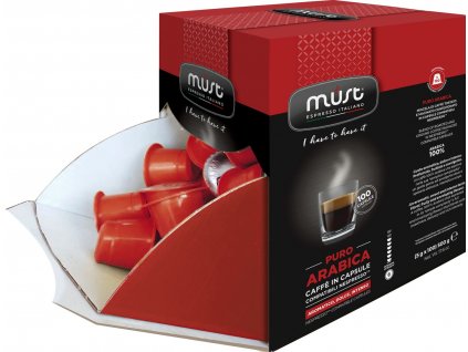 must puro arabica 100ks nespresso nejkafe cz