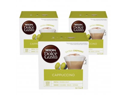 Nescafé Dolce Gusto Cappuccino 3 BALENÍ 3x16ks kapslí